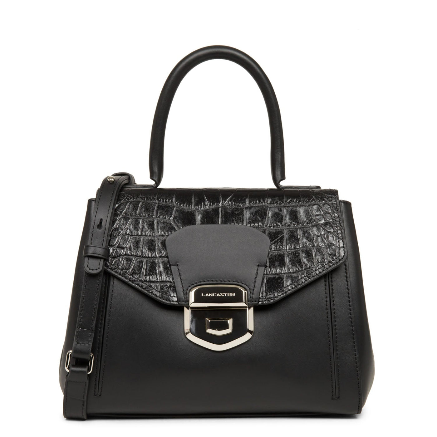 handbag - parisienne sophia #couleur_noir-croco