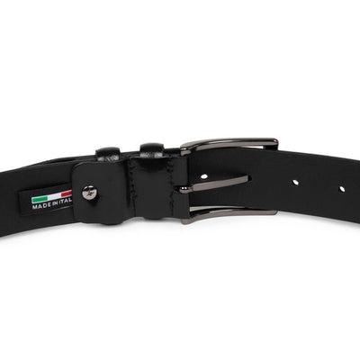 belt - ceinture glassé homme #couleur_noir