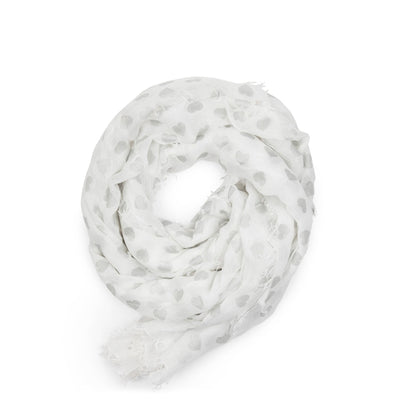 scarf - accessoires echarpes #couleur_blanc-coeur