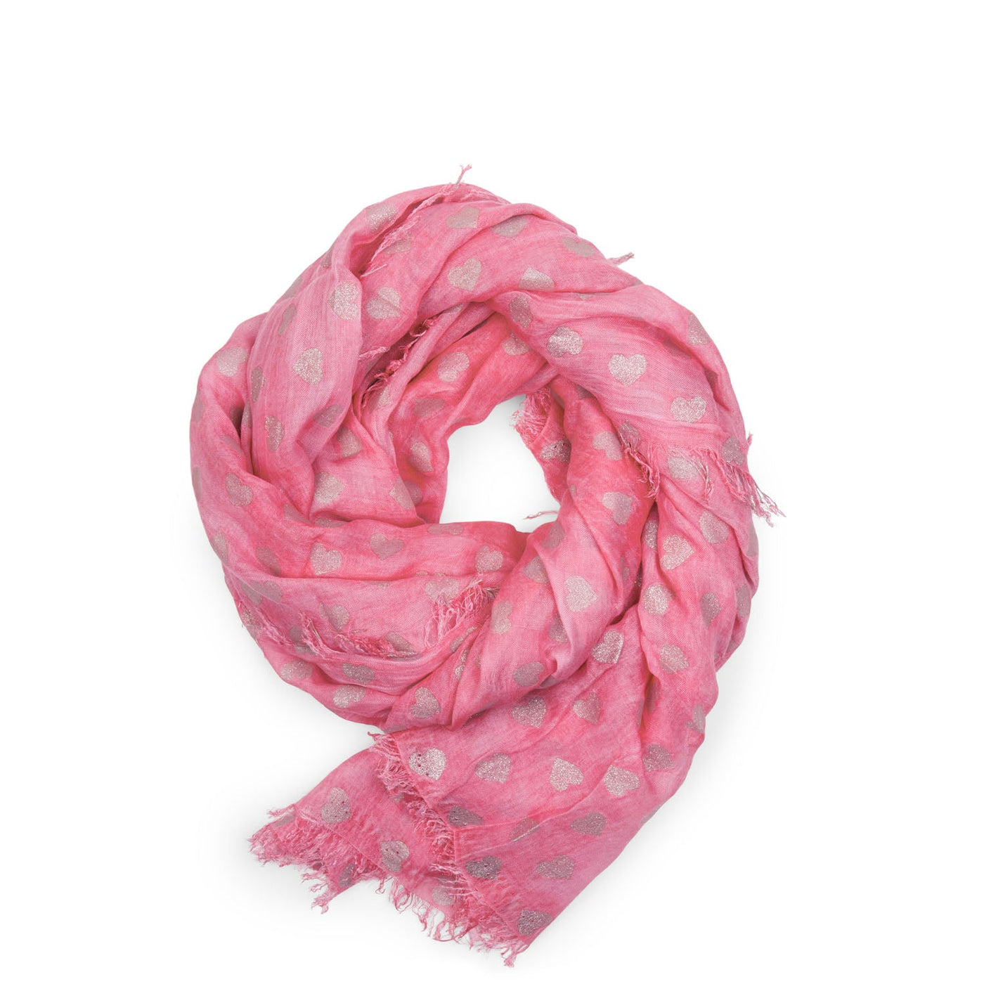 scarf - accessoires echarpes #couleur_fuxia-coeur