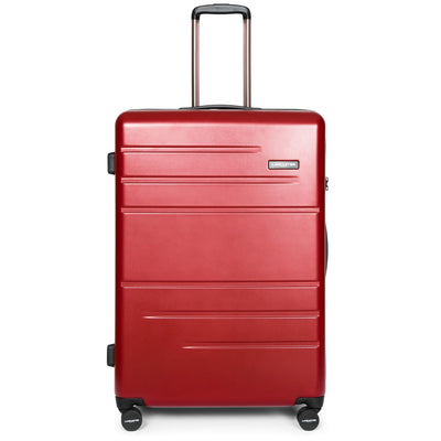 assortment of 3 luggage - luggage #couleur_carmin