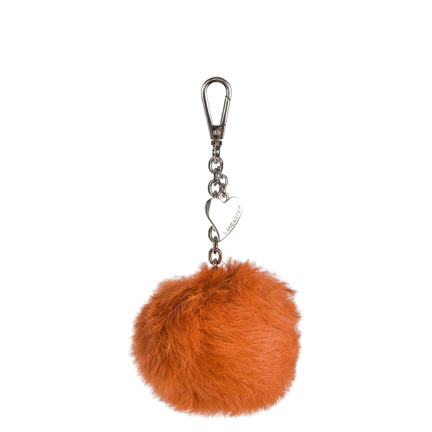 pompon bag charm - accessoires pompon #couleur_orange